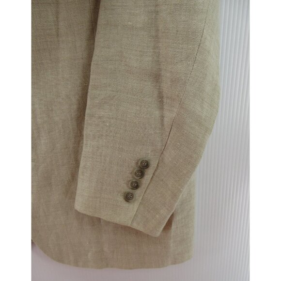 VINTAGE Gap Sport Coat Small Blazer Linen 90s Field Classic Jacket * - Picture 3 of 13